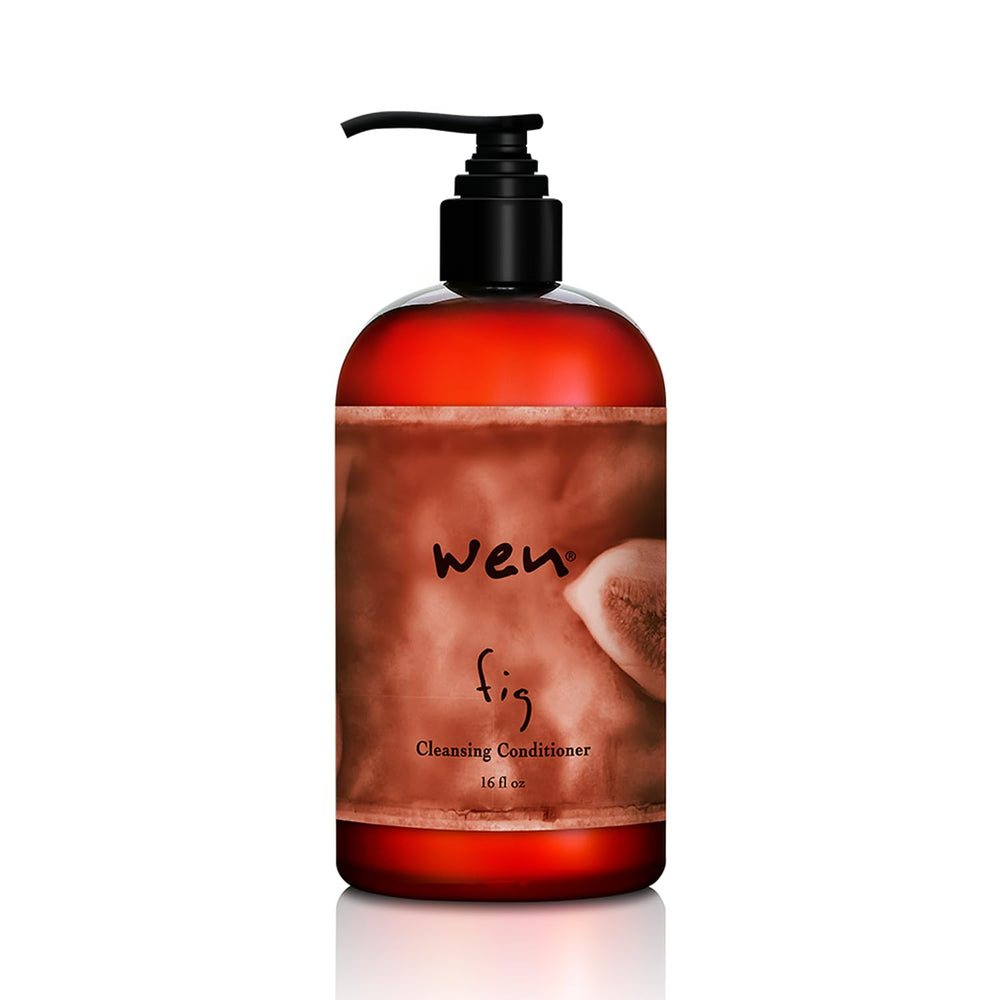 WEN by Chaz Dean fig cleansing conditioner bottle supporting gentle cleansing for fine or curly hair