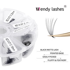 Wendy Lashes Korean PBT material ensures light, comfortable wear.