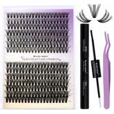 Wendy Lashes lash clusters kit setup for at-home DIY lashes