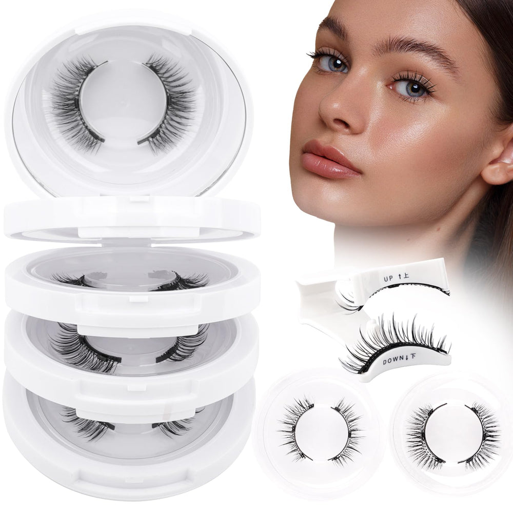 Wendy Lashes magnetic lashes with applicator for easy, glue-free application.