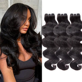 WEQUEEN bundles body wave 16A Brazilian hair close-up shows silky texture for natural styling.