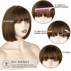 WERD rose mesh cap wig with adjustable fit for secure wear