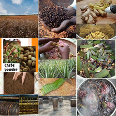 West African Scalp Awaken Oil pour, conveys controlled application for even distribution.