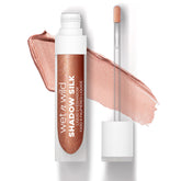Wet n Wild Shadow Silk Heart Of Rose Gold close-up showing vibrant shimmer for bold lids.