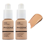 WFWJ PHOERA Foundation Buff Beige 104 bottle shows full coverage potential