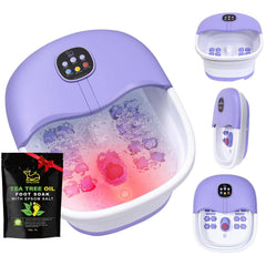 WHALSTAR collapsible foot spa for compact storage and easy foot care.