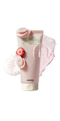 Whipped Semo Face Wash bottle demonstrates hydrating cleanse for sensitive skin.