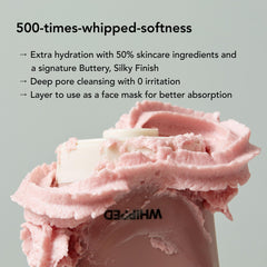 Whipped Semo Face Wash ceramide helps protect the moisture barrier.