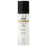 Whish Coconut Milk & Verbena Self Tanner bottle in hand for easy application.