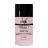 Whish aluminum-free deodorant stick applying smoothly for all-day freshness.