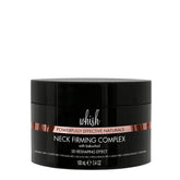 Whish Neck Firming Cream bottle pour highlights vegan formula for daily neck care.