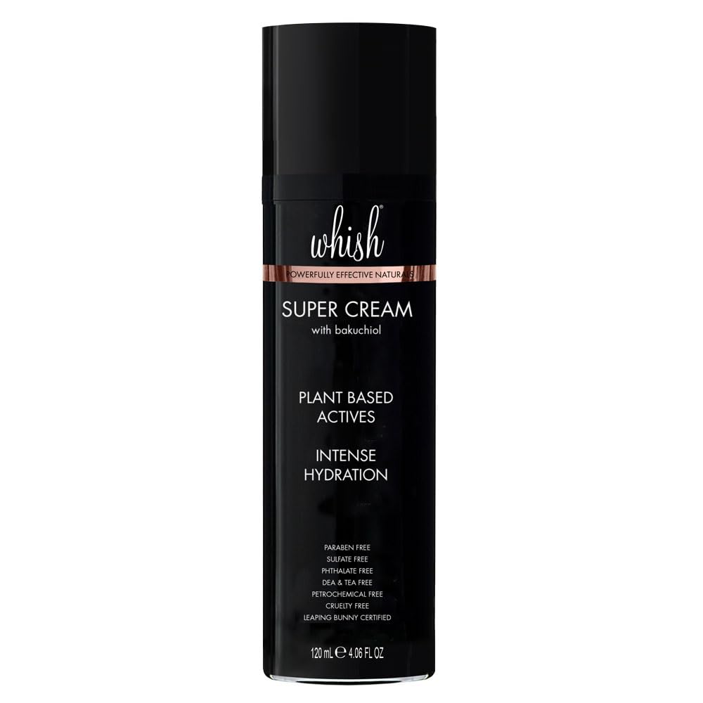 Whish Super Cream bakuchiol jar front view nourishes skin