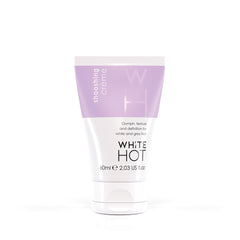 White Hot Shooshing Crème 60ml bottle offering lightweight hold and signature fragrance for easy styling.