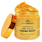 White Naturals 24K Gold Mask close-up of anti-aging formula for smoother skin