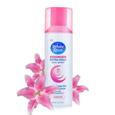 White Rain hairspray bottle with extra hold to resist humidity.