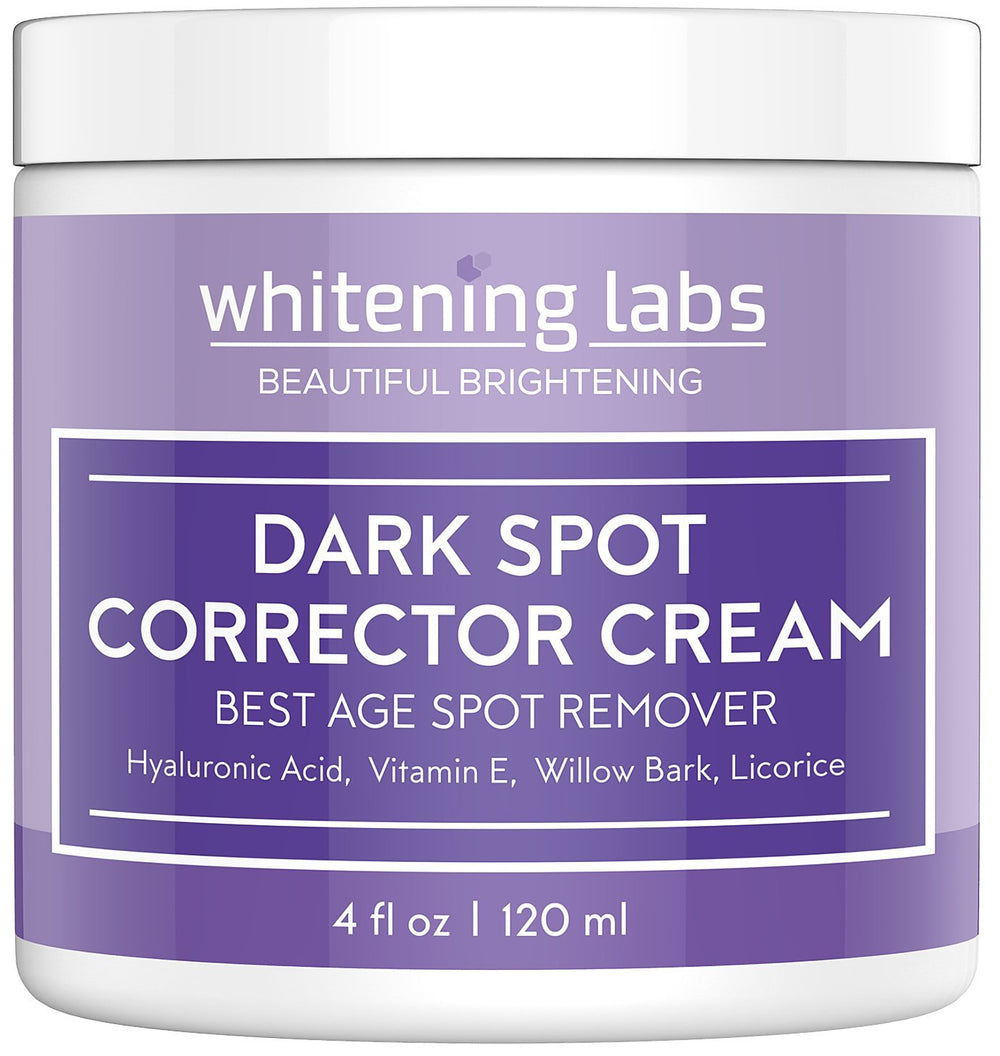 Whitening Labs Dark Spot Corrector bottle pump for targeted spot care.