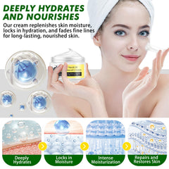 WHLH & WELL-BEING serum application image showing gentle massage