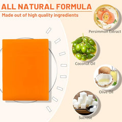 Wigarjur Persimmon Soap cleanses face and body gently.
