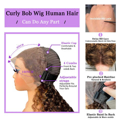 wigklee pre-plucked HD lace front for a natural hairline.