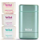 Wild Aqua Case refill variety pack displayed for versatile scent options.