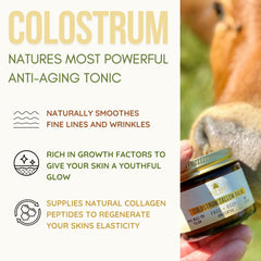 Colostrum-infused Wild Gold Tallow Balm being poured to show creamy consistency