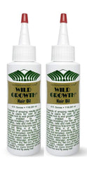 Wild Growth Hair Oil bottle close-up, 4 oz, ideal for travel and on-the-go nourishment