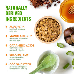 Wild Naturals Baby Eczema Cream ingredients list emphasizes safe, premium botanicals for delicate baby skin