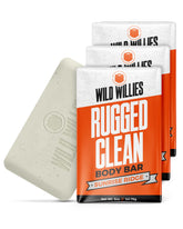 Wild Willies Sunrise Ridge soap bar close-up for a refreshing daily cleanse