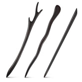 Willbond ebony hair stick classic style for secure, elegant buns