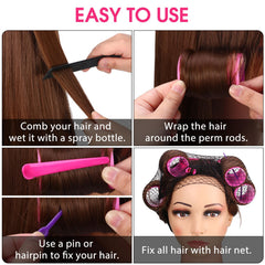 Willbond perforated curler design provides breathable comfort during set