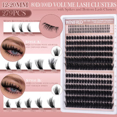 Winifred bottom lashes 5-7mm add subtle enhancement underneath.