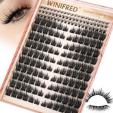 Winifred lash clusters left-right bottom lashes for quick cat-eye enhancement