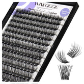 WINKGIGGLE lash clusters D curl 168 pcs for a dramatic, easy at home look