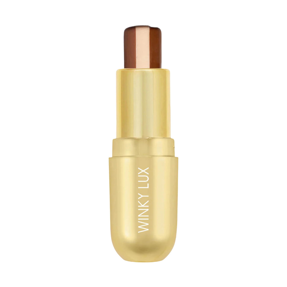 Winky Lux Affogato balm packaging showcases a playful, clean design for easy shopping.