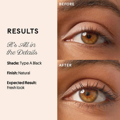 Winky Lux Detail Oriented Mascara volumizing effect adds natural drama.