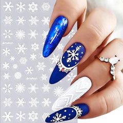 Winthrop self-adhesive decals for easy, mess-free nail art on natural or artificial nails.