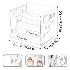 Wiojtry Body Spray Organizer displays perfumes neatly for quick selection.