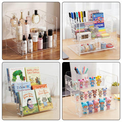Wiojtry Corner Makeup Organizer fits tight corners and reduces clutter.