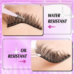 wiwoseo lashes with tweezer for easy application and beginner precision