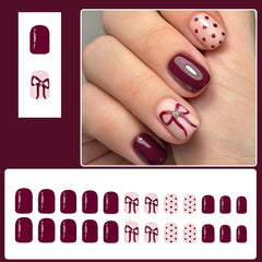 WLGDLH extra-short press-on nails for comfortable everyday wear