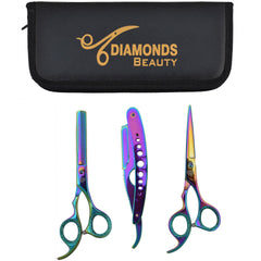 WMI Thinning Shears for blending and texturizing with natural result.