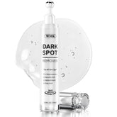 WMK Dark Spot Remover bottle with roller enables precise, targeted application for even skin tone.