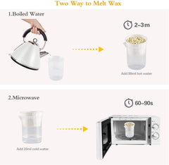 Wokaar Nose Wax Kit applicators ready for precise, hygienic application.