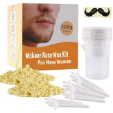 Wokaar Nose Wax Kit cup heats wax quickly for painless nasal removal.