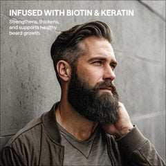 Opened tin of Wonder Family Biotin Beard Balm reveals unscented formula