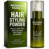 WONDER FAMILY Hair Styling Powder bottle pour for on-the-go texture and lift
