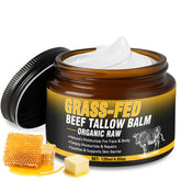 Wonshine beef tallow skin cream jar shows rich texture for deep hydration.