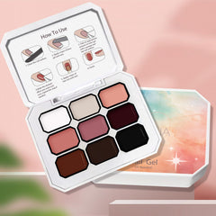 Woobena sponge blending enables smooth ombre without bubbles.