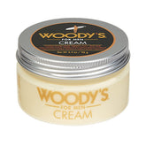 Woody's Styling Cream for men defines curls with a mild hold and natural shine