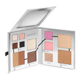 Woosh Fold Out Face Palette open with neutral creams for quick everyday makeup